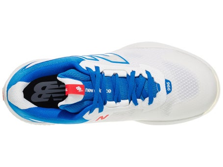 New Balance WC 996v6 D White/Navy Womens Shoe