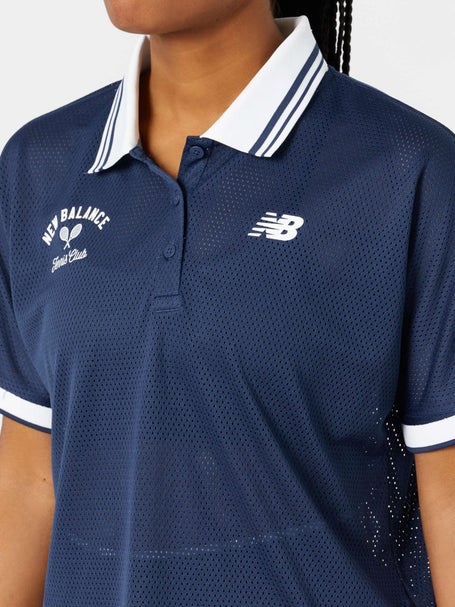 New Balance Womens Core Tournament Polo - Navy