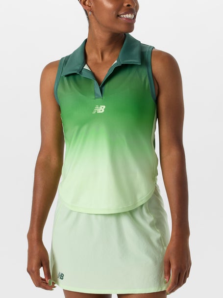New Balance Womens Summer Tournament Collared Tank