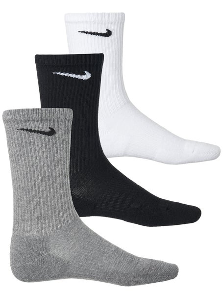 Nike Everyday Cushion Crew Sock 3-Pack White/Grey/Black