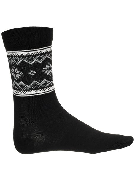 Nike Essential Holiday Fair Isle Crew Sock Black