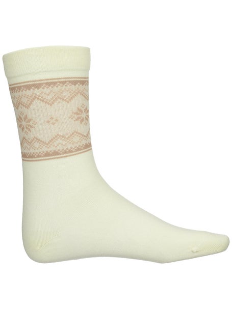 Nike Essential Holiday Fair Isle Crew Sock White