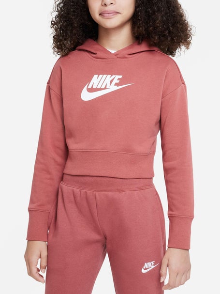Nike Girls Winter Club Crop Hoodie