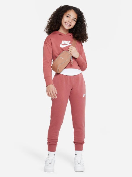 Nike Girls Winter Club Crop Hoodie