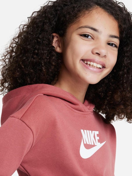 Nike Girls Winter Club Crop Hoodie