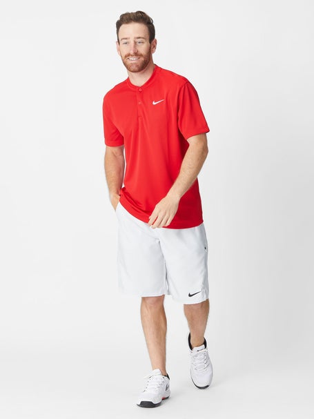 Nike Mens Core Blade Henley Top - Red