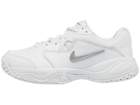 Nike Court Jr Lite White/Silver Junior Shoes