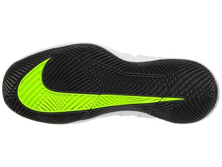 Nike Court Vapor White/Black/Volt Junior Shoes