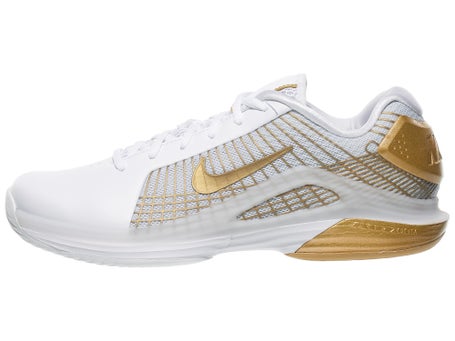 Nike Zoom Vapor 12 Hypersmash White/Gold Mens Shoes