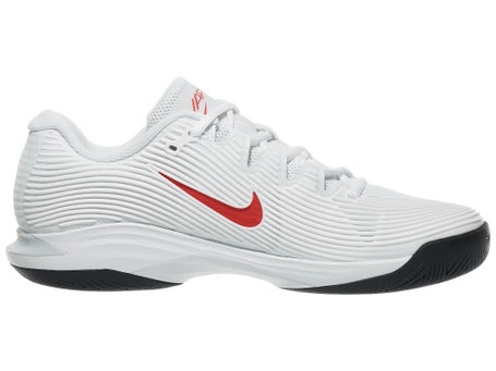 Nike Zoom Vapor 12 White/Crimson Mens Shoes