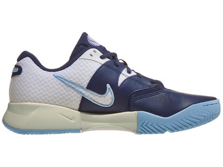 Nike Court Lite 4 White/Blue/Navy Mens Shoes