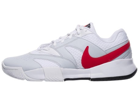 Nike Court Lite 4 White/Crimson Mens Shoes