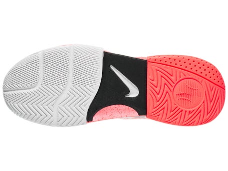 Nike Court Lite 4 PRM White/Lava/Grey Mens Shoes 