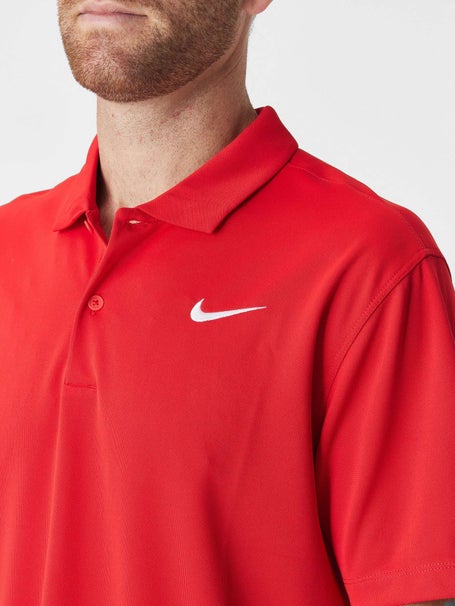 Nike Mens Core Solid Polo - Red