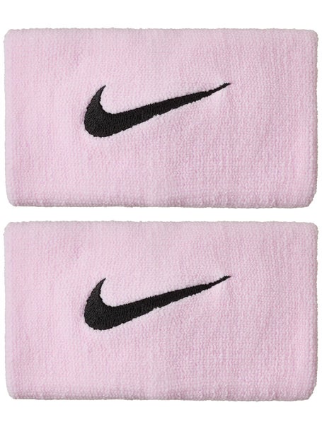 Nike Tennis Premier Doublewide Wristbands - Pink Foam