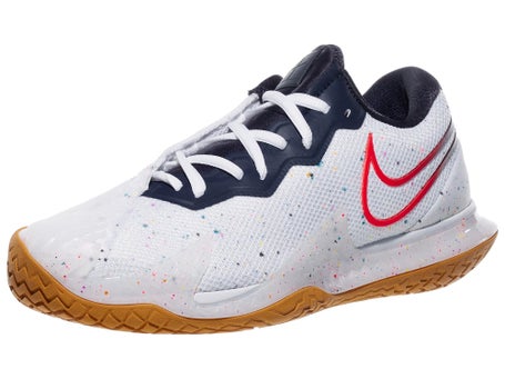 Nike Vapor Cage 4 White/Crimson/Gridiron Mens Shoes