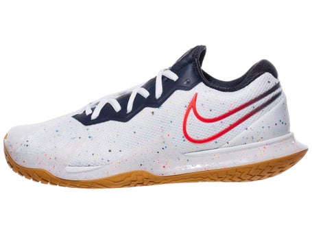 Nike Vapor Cage 4 White/Crimson/Gridiron Mens Shoes