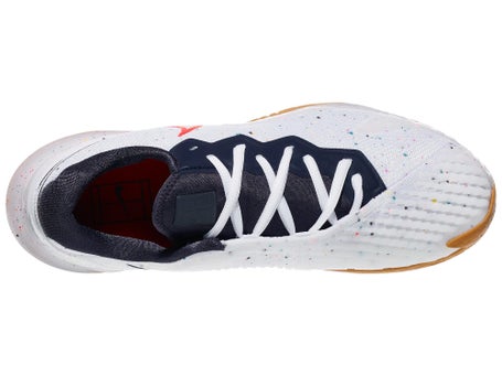 Nike Vapor Cage 4 White/Crimson/Gridiron Mens Shoes