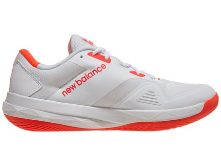 New Balance WC 796v4 B White/Red Womens Shoes