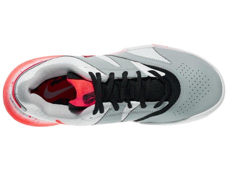 Nike Court Lite 4 PRM White/Lava/Grey Womens Shoes 