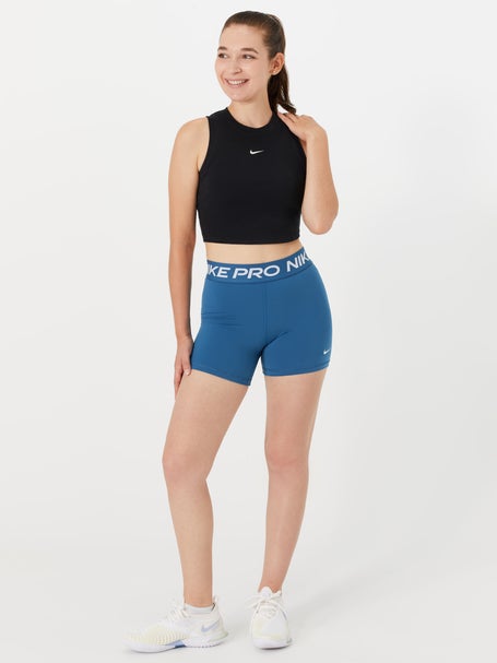 Nike Womens Core Ribbed Crop Tank - Black