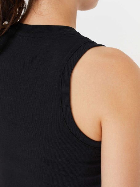 Nike Womens Core Ribbed Crop Tank - Black