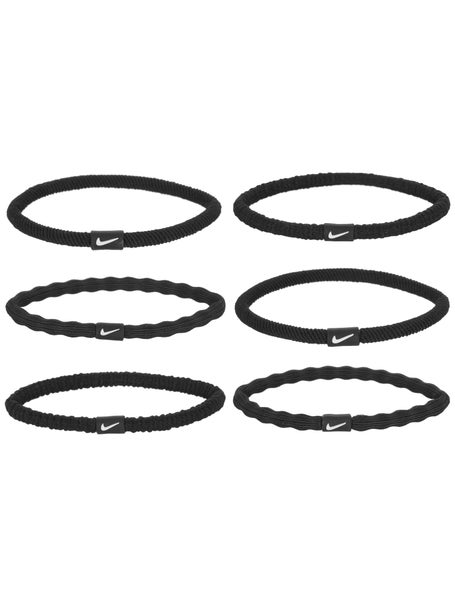 Nike Flex 6 pack Hairties - Black