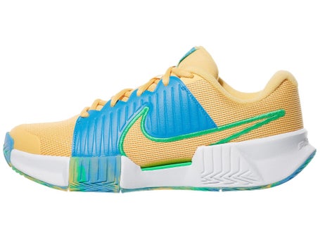 Nike GP Pickleball Pro Gold/Blue Womens Pickle Shoes