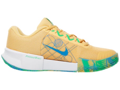 Nike GP Pickleball Pro Gold/Blue Womens Pickle Shoes