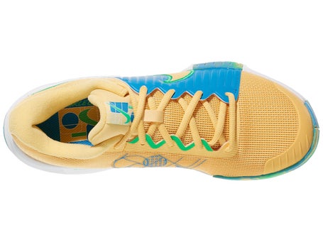 Nike GP Pickleball Pro Gold/Blue Womens Pickle Shoes