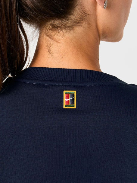 Nike Womens Spring Court Crop Fleece Crewneck