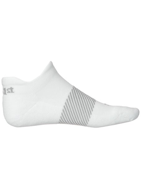 OS1st Wicked Comfort No Show Sock White