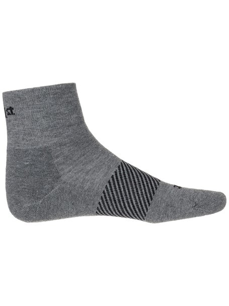 OS1st Wicked Comfort Quarter Sock Charcoal