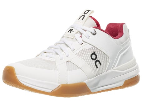 ON The Roger Clubhouse Pro Wh/Grenadine Womens Shoes