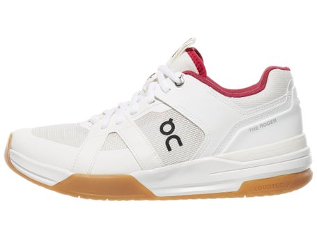 ON The Roger Clubhouse Pro Wh/Grenadine Womens Shoes