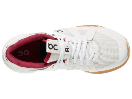 ON The Roger Clubhouse Pro Wh/Grenadine Womens Shoes