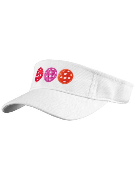 PB&Jelly Pickleball Visor White/Pink