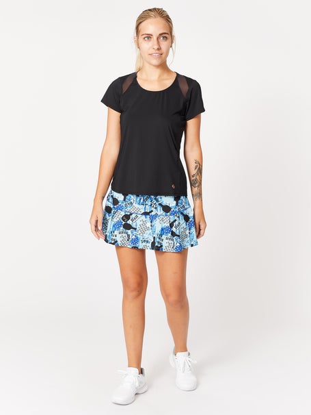 Pickleball Bella Womens Drop Pleat Skirt -Graffiti 2