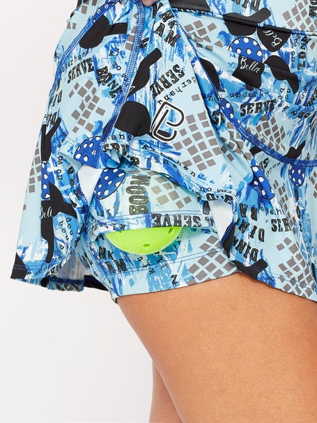 Pickleball Bella Womens Drop Pleat Skirt -Graffiti 2