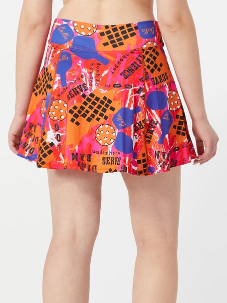 Pickleball Bella Womens A-Line Skirt - Graffiti 3