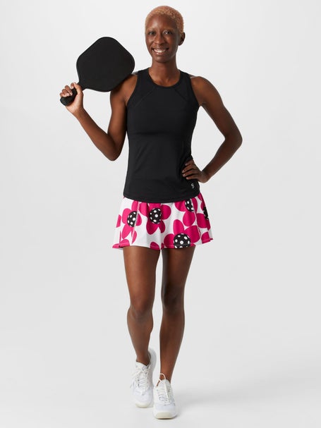 Pickleball Bella Womens A-Line Skirt - Poppy