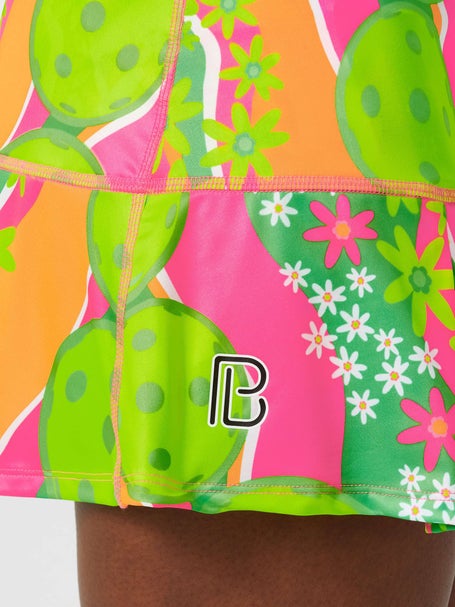 Pickleball Bella Womens Drop Pleat Skirt - Daisy