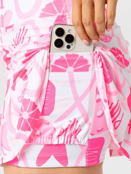 Pickleball Bella Womens Drop Pleat Skirt - Hope