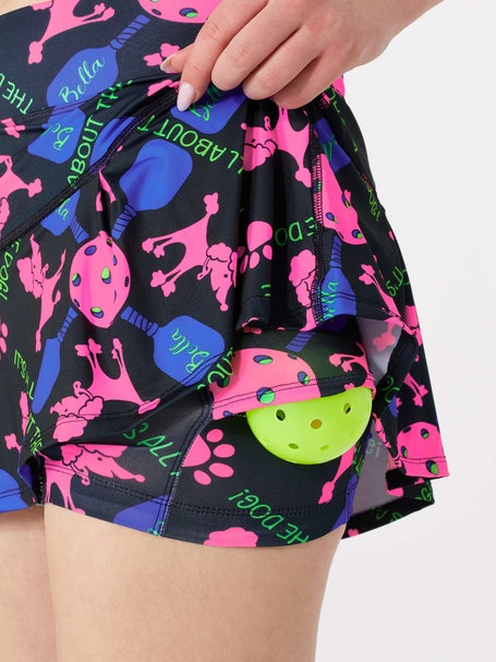 Pickleball Bella Womens Drop Pleat Skirt - Pickles