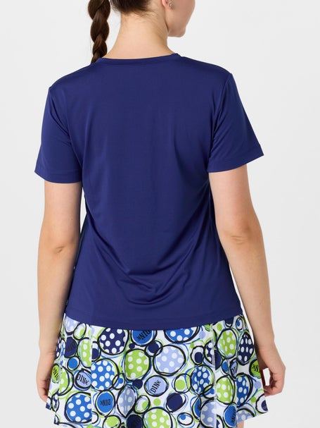 Pickleball Bella Womens Short Sleeve - Navy