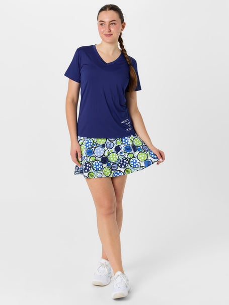 Pickleball Bella Womens Short Sleeve - Navy