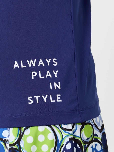 Pickleball Bella Womens Short Sleeve - Navy