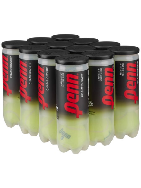 Penn Championship Extra Duty Tennis Balls 12 Can Case