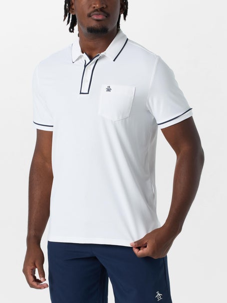 Penguin Mens Core Earl Polo - White
