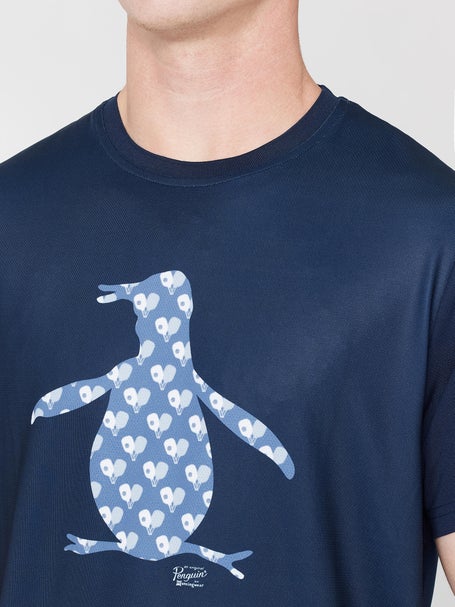 Penguin Mens Fall Pickleball Graphic T-Shirt